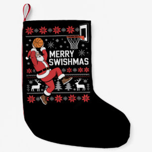 メリー・スウィッシュマス バスケットボール クリスマスTシャツ ウガイルマス スモールクリスマスストッキング
