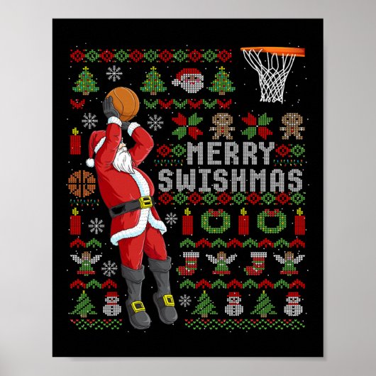 メリー・スウィッシュマス 醜いクリスマススケル クリスマス ポスター (正面)