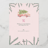 メリー＆スウィート ウォーターカラー ハニージンジャーブレッド キャンディ ヴィレッジ 箔シーズンカード (裏面)