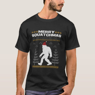 メリー・スクウォッチマス・ビッグフット・アガシ・クリスマス・セーター  Tシャツ
