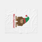 メリー スクワッチマス！ フリースブランケット (正面(横))