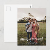 メリー&スク結婚したリプト初めてのクリスマス | フォト ポストカード (正面/裏面)