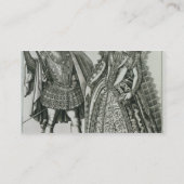 メリー、スコット(1542-87年)および雌鶏の女王のポートレート 名刺 (裏面)