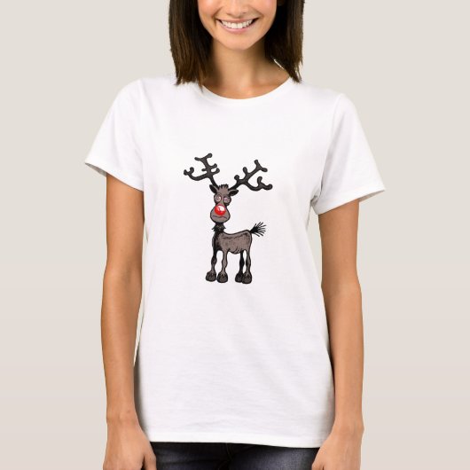 メリー・ストレスマス・ルドルフTシャツ Tシャツ (正面)