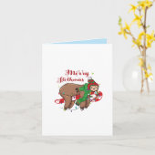 メリー・スロスマス カード (黄色い花)