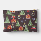 メリー スロスマス スロス かわいい クリスマス アクセサリーポーチ (裏面)