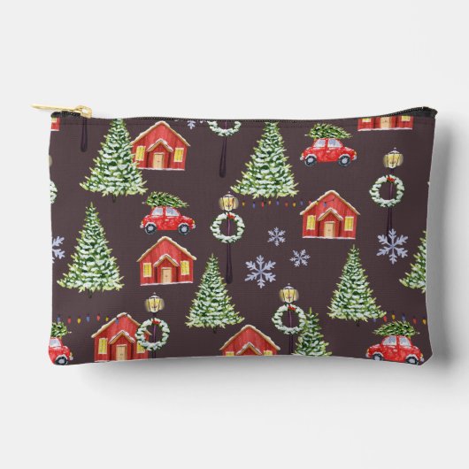 メリー スロスマス スロス かわいい クリスマス アクセサリーポーチ (正面)