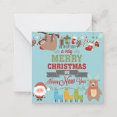 メリー・スロスマス ノートカード (裏面)