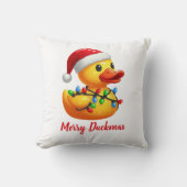 メリー・ダックマス、サンタ・ラバーダック・クリスマス クッション (正面)