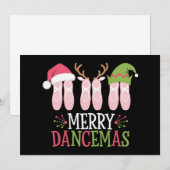 メリー ダンセマス クリスマス バレエ シューズ ダンシング (正面/裏面)