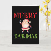 メリー ダートマス - メリー クリスマス ダート カード (黄色い花)