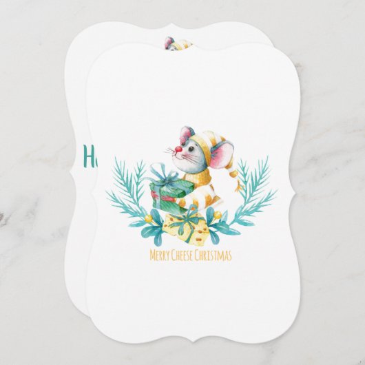 メリー・チーズ・クリスマス シーズンカード (正面/裏面)