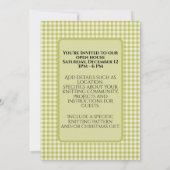 メリー ニットマス ニッティング クリスマス 招待状 (裏面)