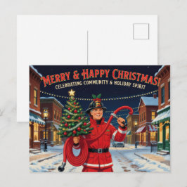 メリー&ハッピークリスマス! ポストカード