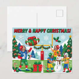 メリー&ハッピークリスマス! ポストカード