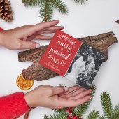 メリー&ハッ結婚したプホリデーズクリスマスフォト シーズンカード