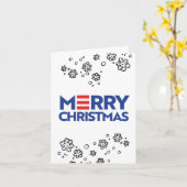 メリー（バイデン・ハリス）クリスマス カード (黄色い花)