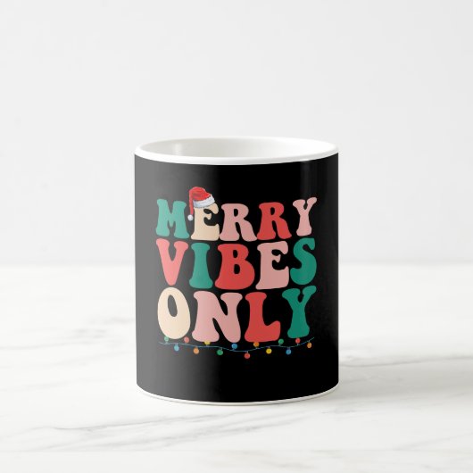 メリー・バイブのみクリスマス休日家族 コーヒーマグカップ (中央)