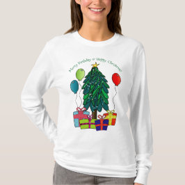 メリー バースデー ハッピー クリスマス! Tシャツ