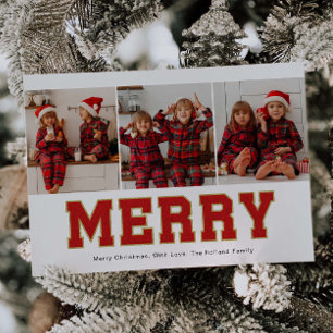 メリー・パッチレター写真クリスマスカード シーズンカード
