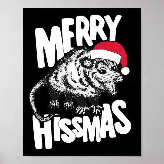 メリー・ヒスマス・面白い・ダサい・クリスマス・セーター・パーティー ポスター (正面)