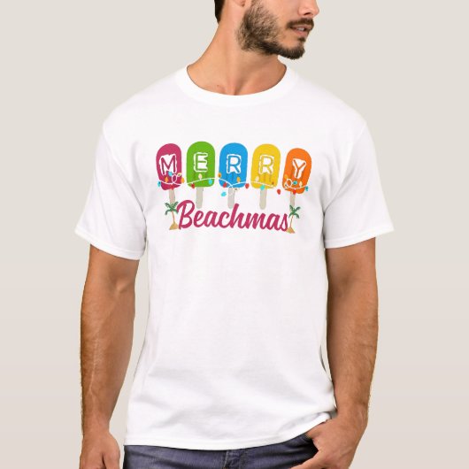 メリー・ビーチマス クリスマス・イン・ジュライ Tシャツ (正面)