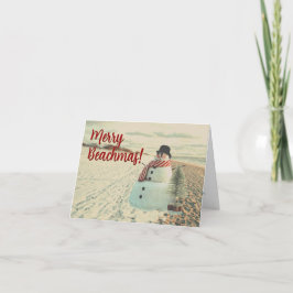 メリー・ビーチマス - ヴィンテージ・サンディ・スノーマン - シーズンカード