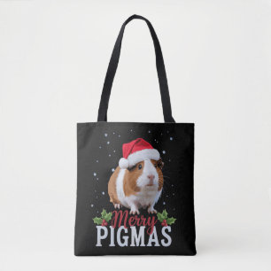 メリー・ピグマス モルモット クリスマス サンタ Xmas トートバッグ