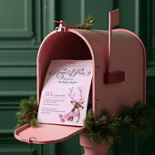 メリー&ピンクおもしろいホリデーバッシュトインデナーピンクスカーフ 招待状