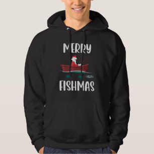 メリー・フィッシュマス・クリスマス Xmas 釣り 魚 漁師 パーカ