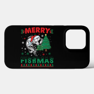 メリー・フィッシュマス 釣り 父 漁師 クリスマス iPhone 13 PROケース
