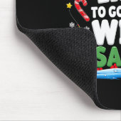 メリー フィッシュマス 面白い魚のサンタ ビッグフット クリスマス F マウスパッド (コーナー)