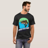 メリー・フィッシング・クリスマスギフト Tシャツ (正面フル)