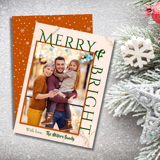 メリー&ブはっきりしたライトタイポグラフィ1枚キュイモダンー シーズンカード