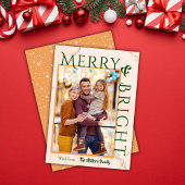 メリー&ブはっきりしたライトタイポグラフィ1枚キュイモダンー シーズンカード