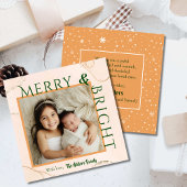 メリー&ブはっきりしたライトタイポグラフィ1枚キュイモダンー シーズンカード