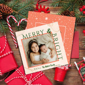 メリー&ブはっきりしたライトタイポグラフィ1枚キュイモダンー シーズンカード