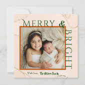 メリー&ブはっきりしたライトタイポグラフィ1枚キュイモダンー シーズンカード (正面)