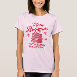 メリー・ブックマス 読書の季節になりました Tシャツ