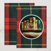 メリー・ブックマス、読者の皆さんと本好きなクリスマス シーズンカード (正面/裏面)