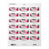 メリー&ブライトおもしろいカラフル紙吹雪ドットホリデイ ラベル (フルシート)