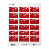 メリー&ブライトきらめくホリデーアドレス ラベル (フルシート)