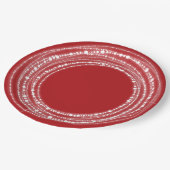 メリー&ブライトきらめくライトシックホリデーパーティー ペーパープレート (アングル)