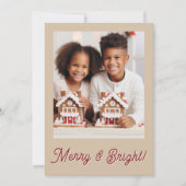 メリー＆ブライトのギンガム写真ホリデー クリスマス (正面)