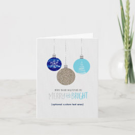 メリー&ブライトオーナメントホリデーグリーティングカード シーズンカード