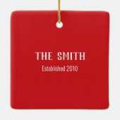 メリー&ブライトオーナメント セラミックオーナメント (裏面)