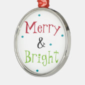 メリー&ブライトオーナメント メタルオーナメント (左)