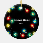 メリー&ブライトオーナメント- Christmas Lights Decor セラミックオーナメント (裏面)