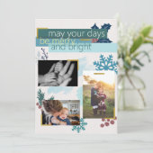 メリー&ブライトカスタムフォトコレクションクリスマス シーズンカード (スタンド正面)