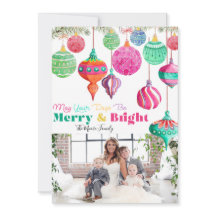 メリー&ブライトカラフルクリスマスカード